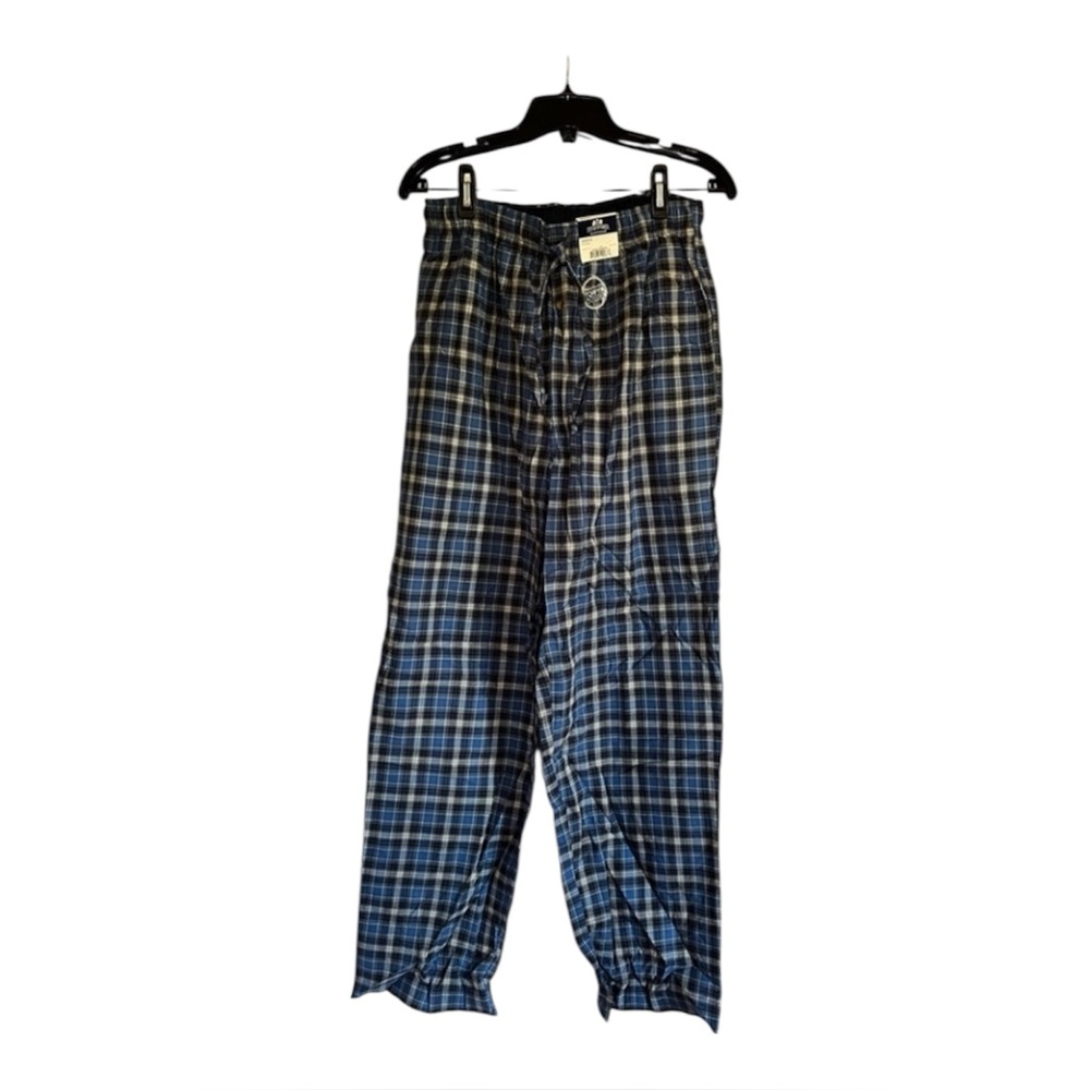 2/$20 - New Stafford Sleepwear Plaid Blue and Black Men's Pyjama pants.